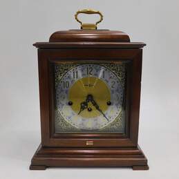 Howard Miller 612-429 Wood Mantel Clock W/ 2 Jewels & Key