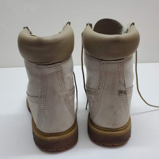 Timberland 8228A Women's Premium Cream Boots Size 7M image number 5