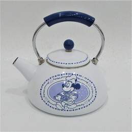 Disney Mickey Mouse Gourmet Chef Tea Kettle Blue & White