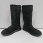 Ugg Australia Women's Black Suede Classic Tall Boots Size 8 image number 2
