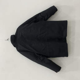 Womens Black Long Sleeve Front Pockets Full-Zip Parka Jacket Size X-Large alternative image