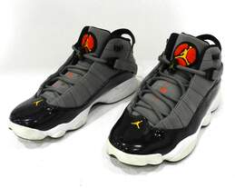 Jordan 6 Rings Smoke Grey Black Red Gold Men's Shoes Size 7.5