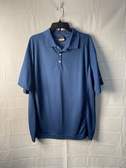 Nike Mens Blue Golf Shirt Size XL