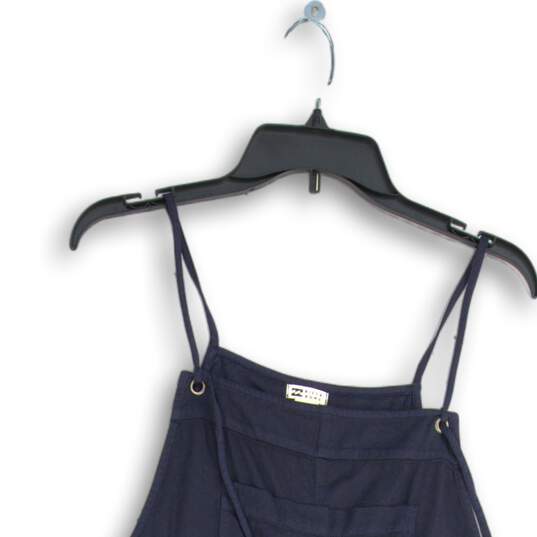 NWT Billabong Womens Navy Blue Sleeveless Wild Pursuit One-Piece Romper Size L image number 3