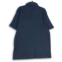 NWT Tahari Mens Blue Spread Collar Short Sleeve Polo Shirt Size XL alternative image