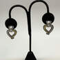 Designer Brighton Two-Tone Callie Heart Shape Fashionable Drop Earrings image number 1