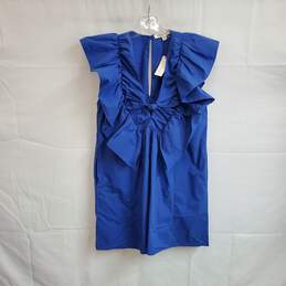 Blue Tassel Blue Cotton Blend Sleeveless Dress WM Size S/M NWT