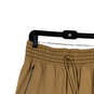 Womens Tan Elastic Waist Pockets Drawstring Tapered Leg Jogger Pants Size 6 image number 3