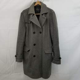 Topman Wool Trench Coat Size XL