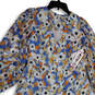 NWT Womens Multicolor Floral Tiered Long Sleeve Midi Fit & Flare Dress Sz S image number 3