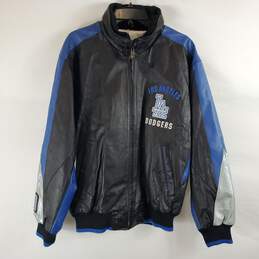 Genuine Merchandise Men's Black Leather Jacket SZ M