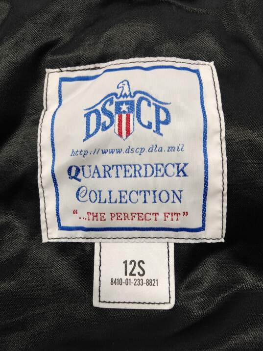 DSCP Men's Black Pea Coat Size 12S image number 4