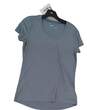 Womens Teal Short Sleeve Scoop Neck Casual Pullover T Shirt Small image number 1