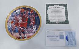 Michael Jordan "Career High 69 in Overtime" Commemorative Plate