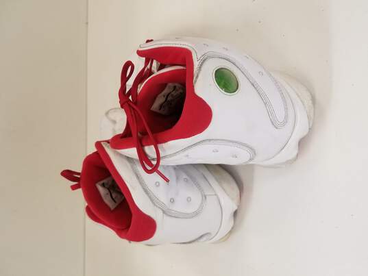 Nike Air Jordan 13 Retro 'Alternate History of Flight' Men's White Sneakers Size 12 (Authenticated) image number 4