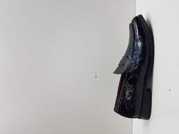 Black Leather  Genuine Snake Dress Shoes Men's Size 12