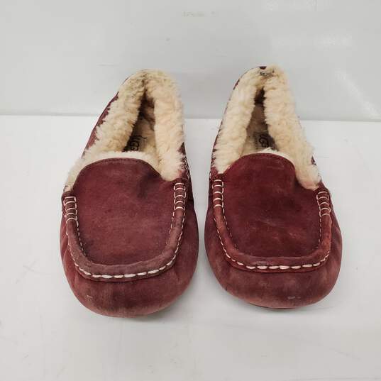UGG's WM's Australia Brown Suede Moccasin's Size 9 image number 1