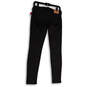 NWT Womens Gray Denim Dark Wash Stretch Pockets Skinny Leg Jeans Size 26 image number 2