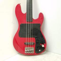 Hohner Professional PJ Bass  FI Fretless Red Bass Guitar