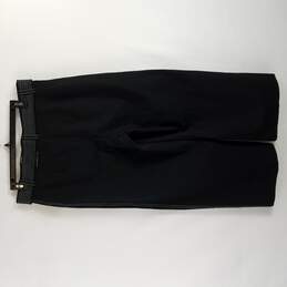 Alfani Women Deep Black Cobalt Breeze Culotte Casual Pants M 8 NWT alternative image