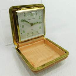Vintage Phinney Walker Travel Windup Alarm Clock, Radium Glow, Made In Germany