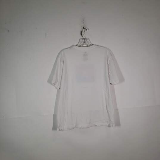 Mens Cotton Regular Fit Crew Neck Short Sleeve Pullover T-Shirt Size Medium image number 2
