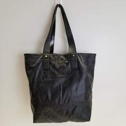 Lululemon Dream Big Black PVC Large Shopper Tote Bag alternative image