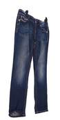 Womens Blue Easy Denim Medium Wash Stretch Capri Jeans Size 28 Junior image number 2