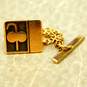 10K Yellow Gold Service Pin 3.1g image number 1