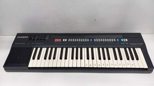 Black Casio Casiotone CT-370 Portable Electric Keyboard image number 1