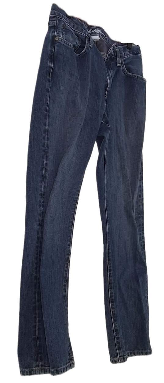 Mens Blue Regular Fit Medium Wash Pockets Denim Straight Jeans Size 30X30 image number 3