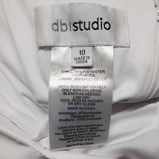DB Studio White Sleeveless Maxi Dress image number 3