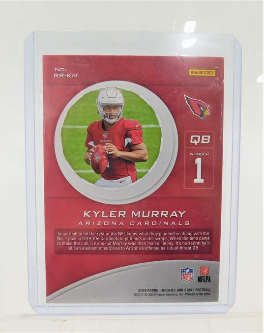2019 Kyler Murray Panini R&S Rookie Rush Arizona Cardinals image number 2