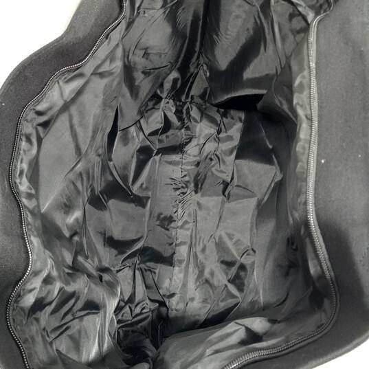 Victoria Secret Striped Sequin Pattern Tote Handbag & Wristlet image number 4