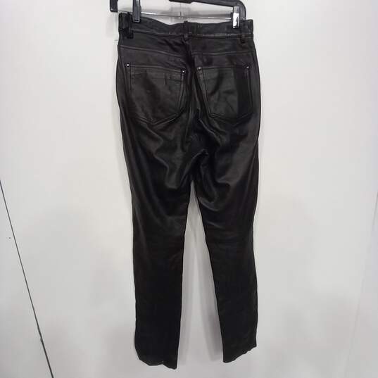 Maxima Wilsons Leather Women's Black Leather Pants Size 8 image number 2