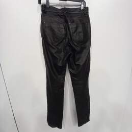 Maxima Wilsons Leather Women's Black Leather Pants Size 8 alternative image