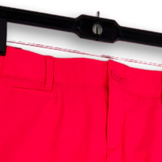 NWT Womens Pink Flat Front Slash Pocket Stretch Skort Skirt Size 6 image number 3