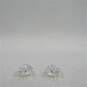 Pair Of Swarovski Crystal Baby Turtle Miniature Figurines image number 1