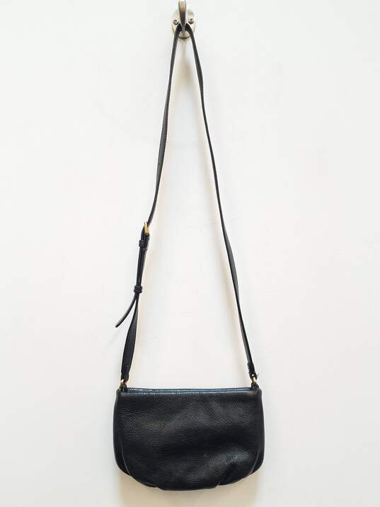 Marc by Marc Jacobs Leather New Q Percy Crossbody Black image number 3