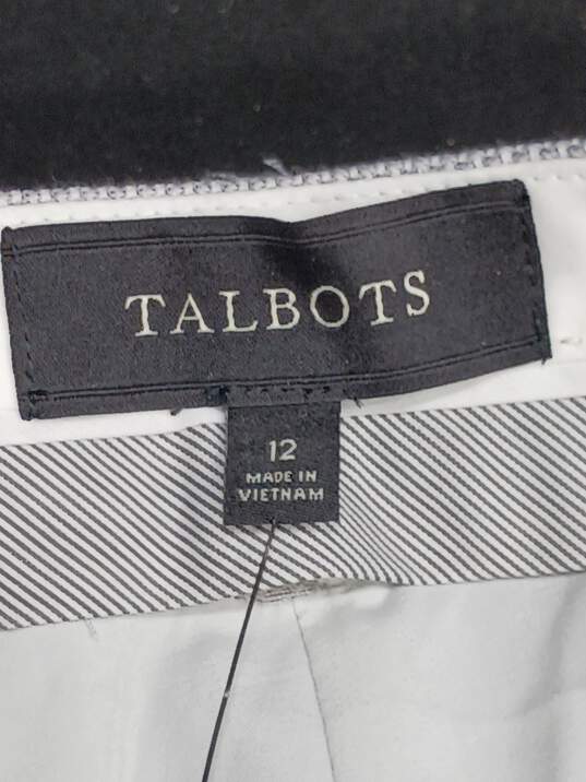 Women's Talbots Flat Front Dress Pants Sz 12 NWT image number 3