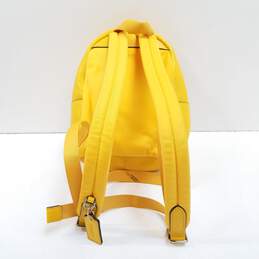 Coach Pebble Leather Charlie Mini Backpack Mustard alternative image