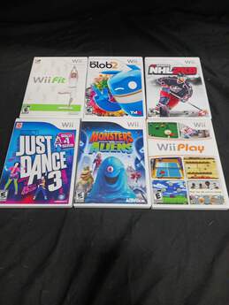 Lot of 6 Nintendo Wii Games alternative image