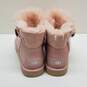 UGG Mini Bailey bow Pink Boots Women's size 9 image number 4