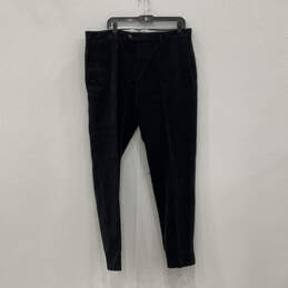 NWT Mens Blue Greenwich Corduroy Slash Pockets Trouser Pants Size 38/32