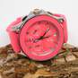 Michele MWW27C000010 Pink Cape Silicone Band Women's Watch 56.0g image number 1