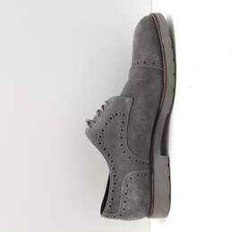 Calibrate Men's Gray Suede Oxford Shoes Size 10