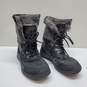 UGG Women's Adirondack Boot Size 7 Lace Up Black Leather Sheepskin image number 1