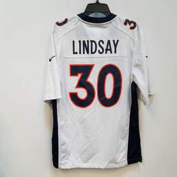 Mens White Denver Broncos Phillip Lindsay #30 Football-NFL Jersey Size S alternative image