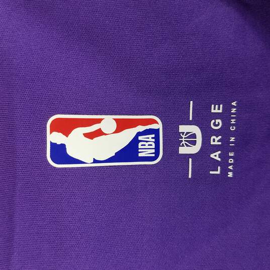 NBA Men Purple LA Lakers #6 Graphic Jersey L NWT image number 6