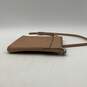 Coach Womens Kitt Beige Crossgrain Leather Zipper Crossbody Bag Purse image number 5
